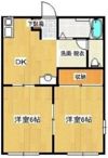 レジデンス北河原Aの間取り画像