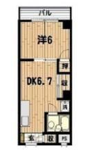 モンシェール三ノ輪の間取り画像
