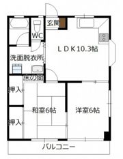 グリーンシティ串戸の間取り画像