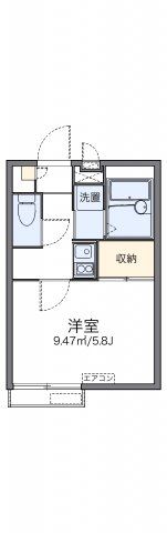 レオパレス武蔵中原の間取り画像