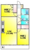 ローゼス小金井の間取り画像