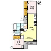 D-Sereno東田町Ⅱの間取り画像