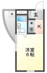 アルファ清心町Ⅰの間取り画像