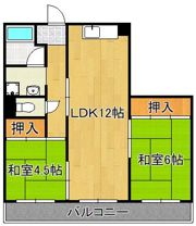 ディアライフ皇后崎の間取り画像