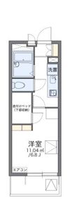 レオパレスグリーンローズの間取り画像
