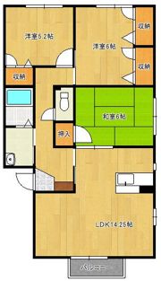 レシェンテ徳力の間取り画像
