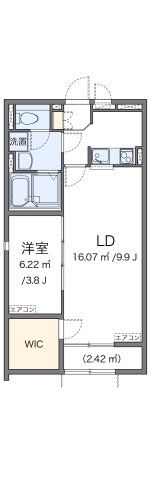 クレイノプランドールの間取り画像
