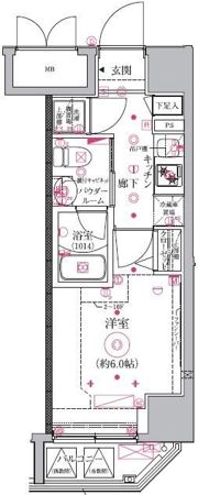 リヴシティ横濱関内の間取り画像