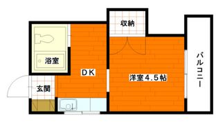 ハイツイシダⅡの間取り画像
