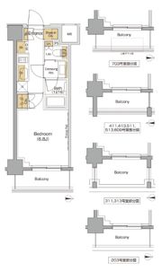 ザ・パークハビオ西大井の間取り画像