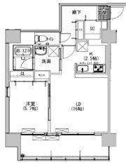 SUN FOREST 鹿田の間取り画像