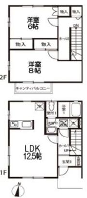 ビレッジ都町の間取り画像