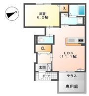 ユニヴァリィ長束西の間取り画像