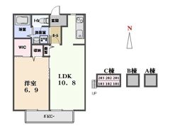 グランヴィーブル Cの間取り画像