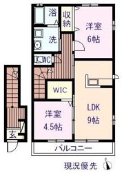 プランドールA棟の間取り画像