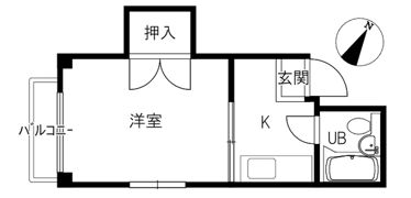 CASITA天神町の間取り画像