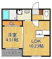 エクスヴィータ新入の間取り画像