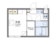 レオパレスデュエットの間取り画像