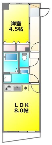 メルベーユの間取り画像