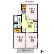 クレスト松代 ABCDの間取り画像