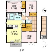 D－room小矢部 C棟の間取り画像