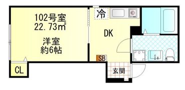 ソレイユ磯子の間取り画像