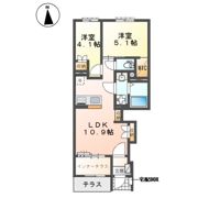 仮）相模原市南区アパート新築工事の間取り画像