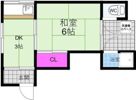 岡町荘の間取り画像