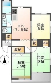 コーポサンシティの間取り画像