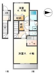 フォレスト鹿妻の間取り画像