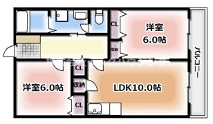 レオハイム木屋の間取り画像