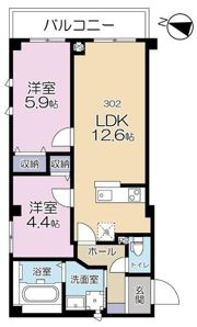 A．FLAT Ⅱの間取り画像