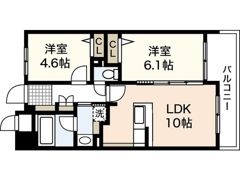 アーバンライフ白島の間取り画像