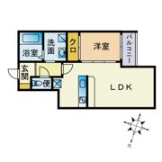 Kag．R大濠2の間取り画像