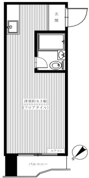 勝どきハイデンスの間取り画像