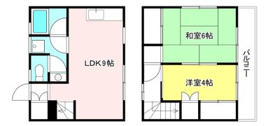 竹本ハイツの間取り画像