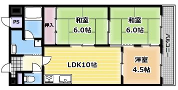 SUNミネマツの間取り画像