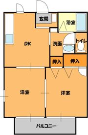ブルーバードの間取り画像