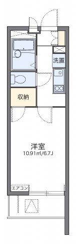 レオパレス並木の間取り画像