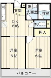 レストシェル南浦和の間取り画像
