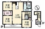シャーメゾン水呑Ⅲの間取り画像