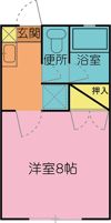 ウエストヒルズDの間取り画像