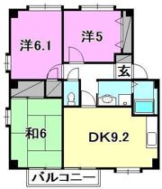 レーベンバウムの間取り画像