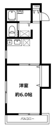 五光ハイツの間取り画像