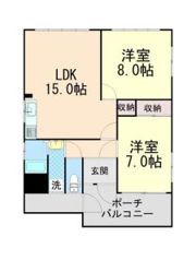 H2天城通の間取り画像
