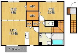 プレミールAsagiriの間取り画像