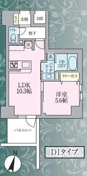 Area Fiveの間取り画像