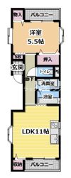 スズビル新森の間取り画像