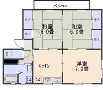グロリー岡本の間取り画像