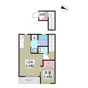 アテレーゼone 和栄の間取り画像